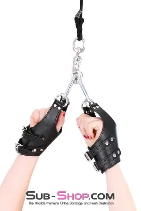 1545DL      Beginner’s Double Buckle Suspension Wrist Cuffs