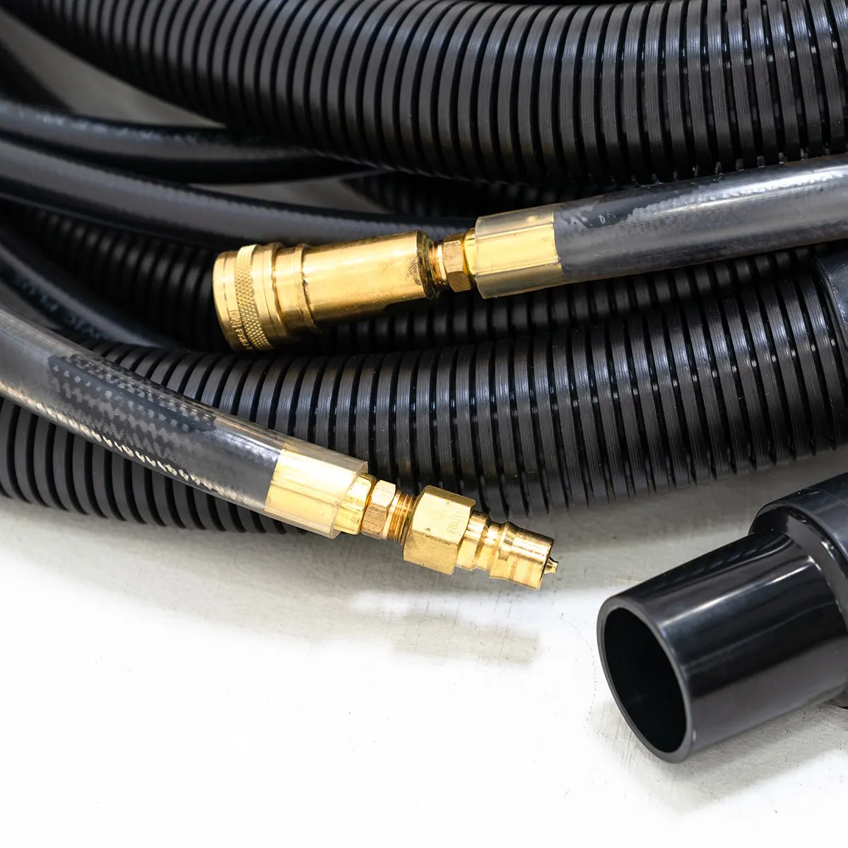 1.5" x 25' Vacuum Hose & Solution Line Set (250 PSI Max) for CleanFreak® Non-Heated & Low Pressure Carpet Extractors