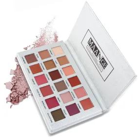 18 Colors Eyeshadow  Golden Matte Nude