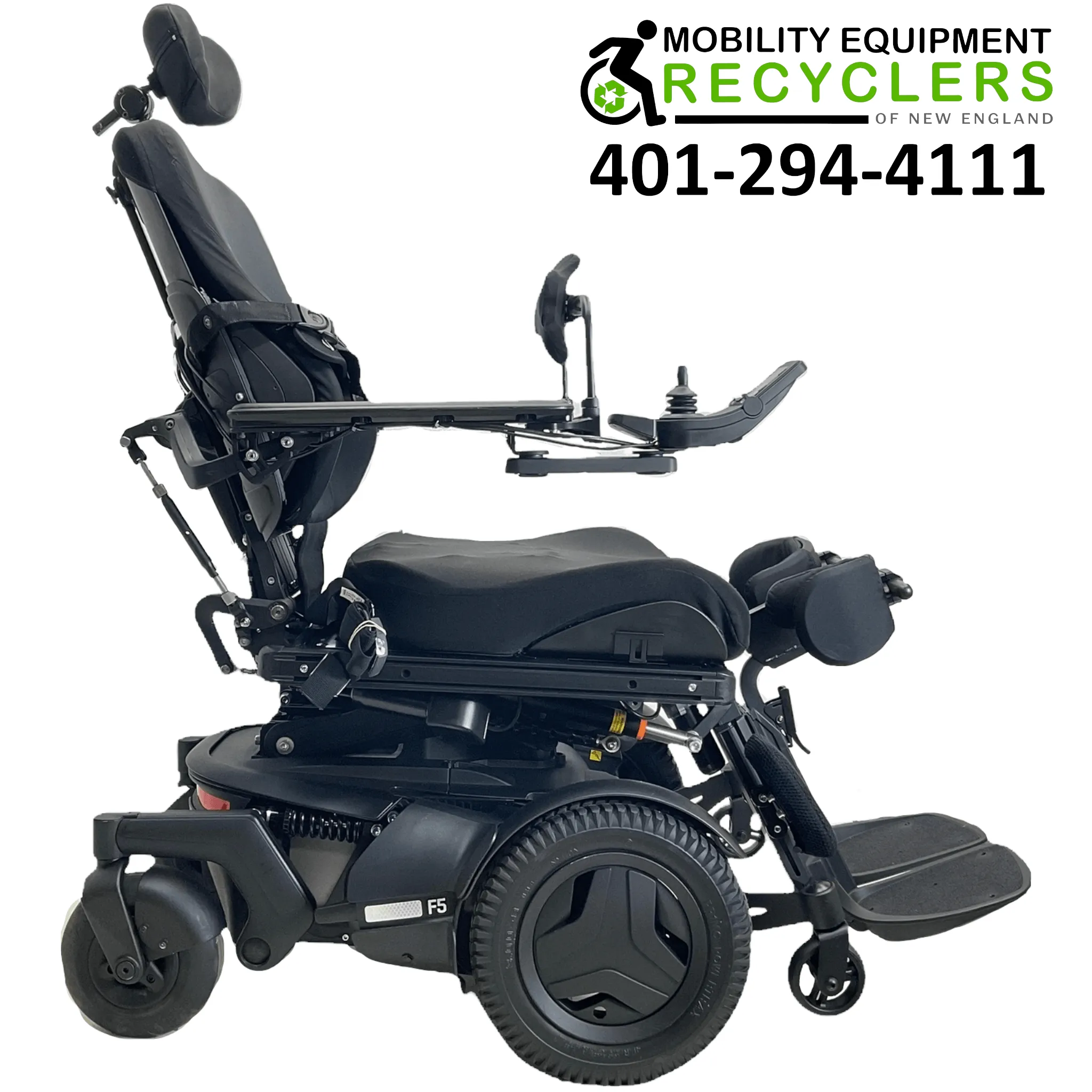 2019 Permobil F5 VS Rehab Power Wheelchair | 22 x 20 Seat | Vertical Standing, Seat Elevate, Tilt, Recline, Power Legs