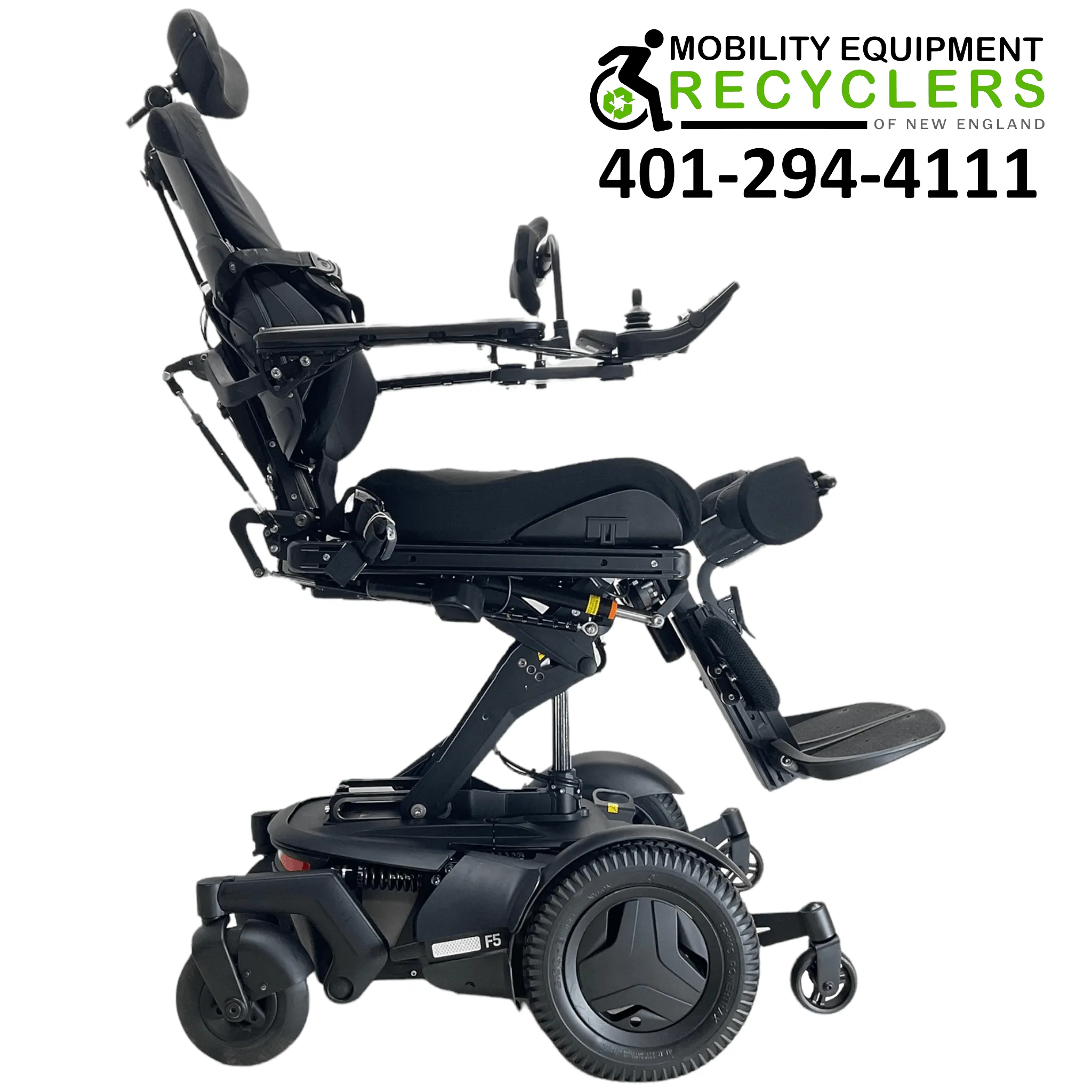 2019 Permobil F5 VS Rehab Power Wheelchair | 22 x 20 Seat | Vertical Standing, Seat Elevate, Tilt, Recline, Power Legs