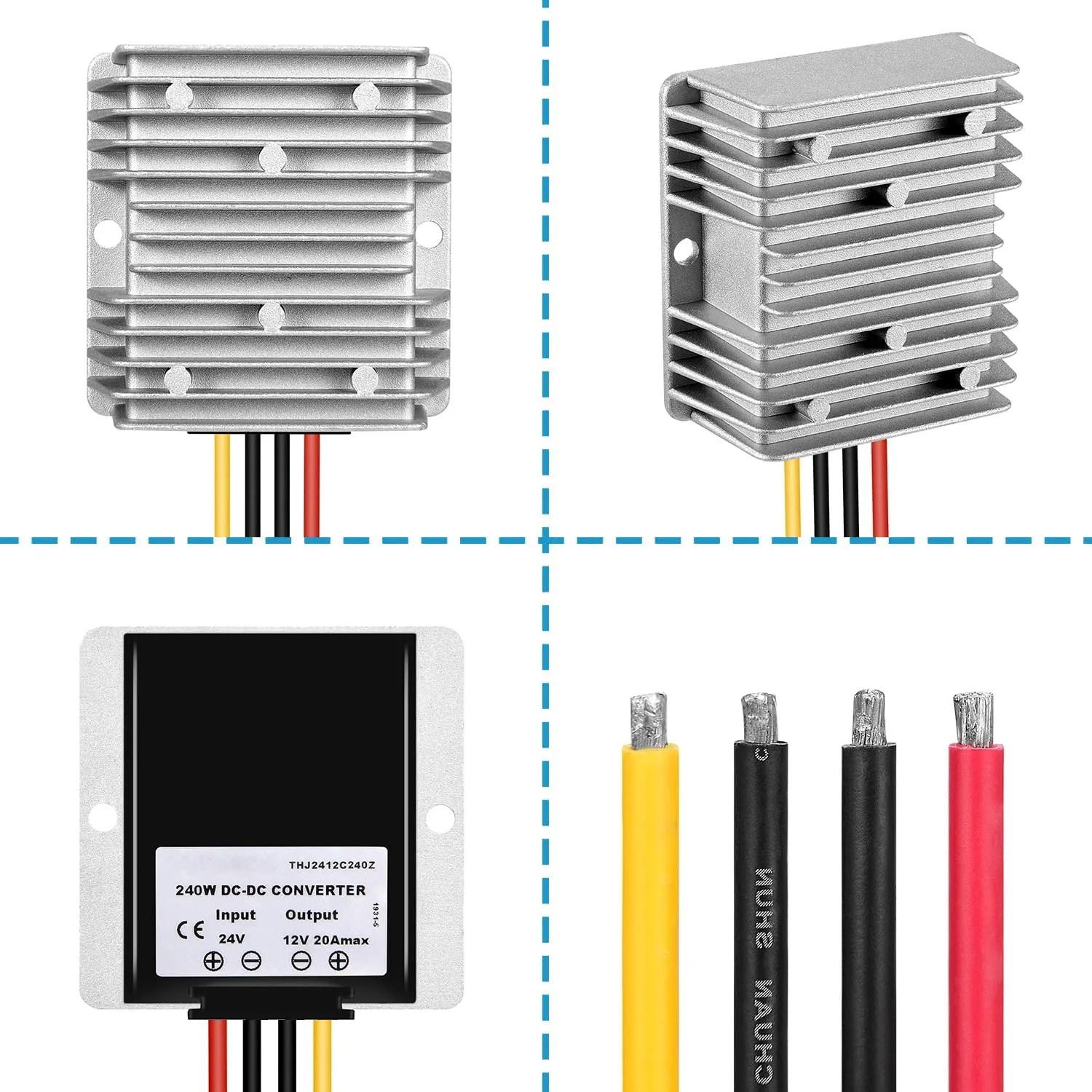 24V to 12V Step Down Converter, 20A
