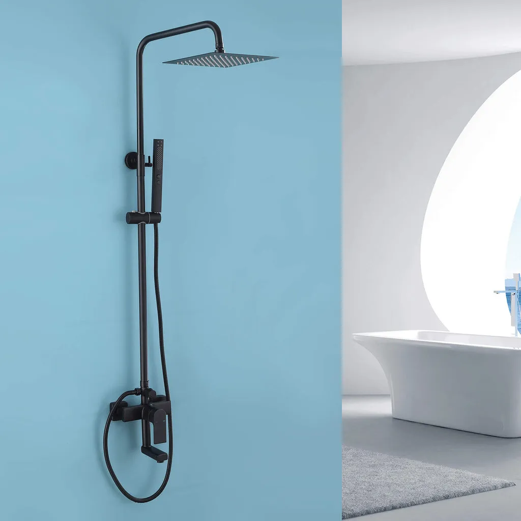 3-Function Shower System with Dual Mode Hand Shower (Jet Spray) Brushed Gold HG6914BG