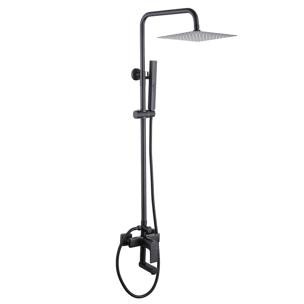 3-Function Shower System with Dual Mode Hand Shower (Jet Spray) Brushed Gold HG6914BG