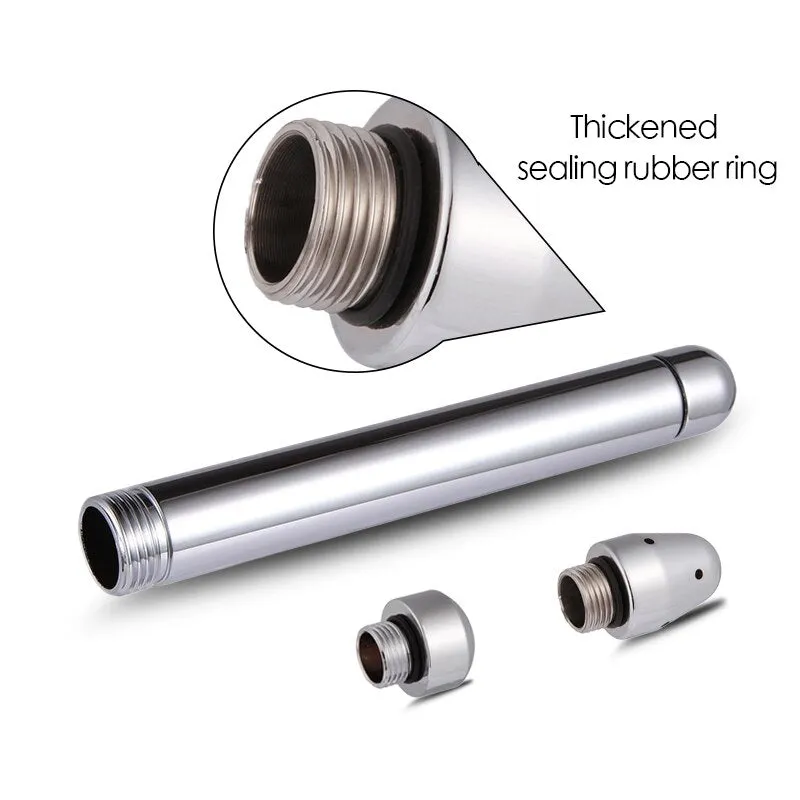 3 Styles Head Metal Anal Cleaner Enemator Vagina Cleaner Stainless Steel Anal Douche Shower Cleaning Bidet Faucet