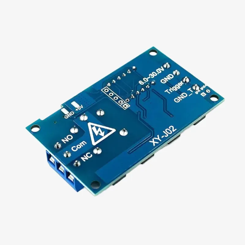 6-30V 1-Channel Relay Module with Adjustable Timing Cycle and LED Display