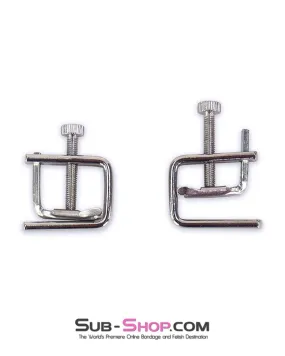 6777DL     Pressing Matter Flat Nipple Clamps