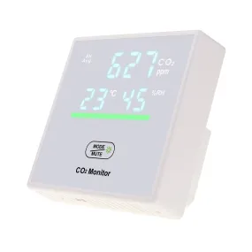 7730 Smart CO2 Carbon Dioxide Indoor Air Quality Monitor Temperature Humidity Measurement for Bedroom Close Rooms Offices Classroom