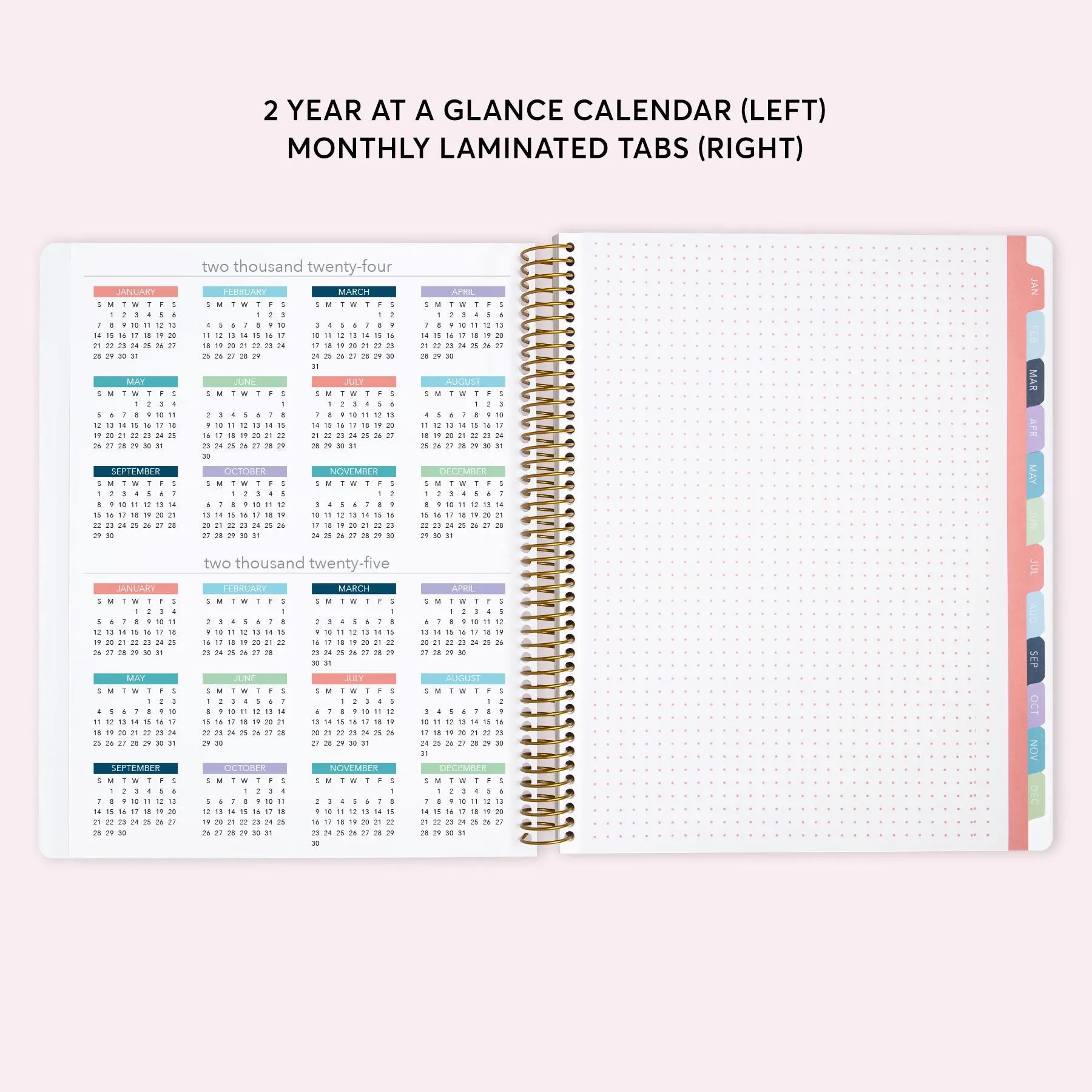 8.5x11 Teacher Planner - Black Marble