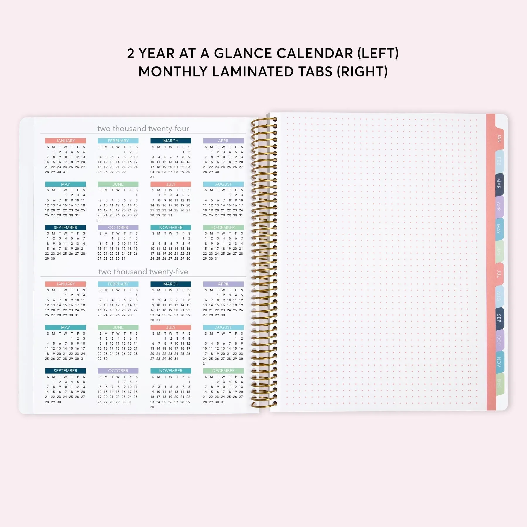 8.5x11 Teacher Planner - Blue Navy Color Block