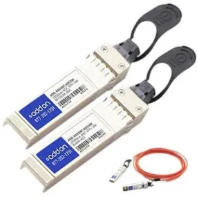 AddOn Avaya/Nortel AA1403005-E5 to NetAPP X6563-R6 Compatible TAA Compliant 10GBase-AOC XFP to SFP  Direct Attach Cable (850nm, MMF, 5m) ADD-XAVSNT-AOC5M