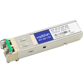 AddOn Cisco SFP-OC12-LR2 Compatible TAA Compliant OC-12-LR2 SFP Transceiver (SMF, 1550nm, 80km, LC) SFP-OC12-LR2-AO