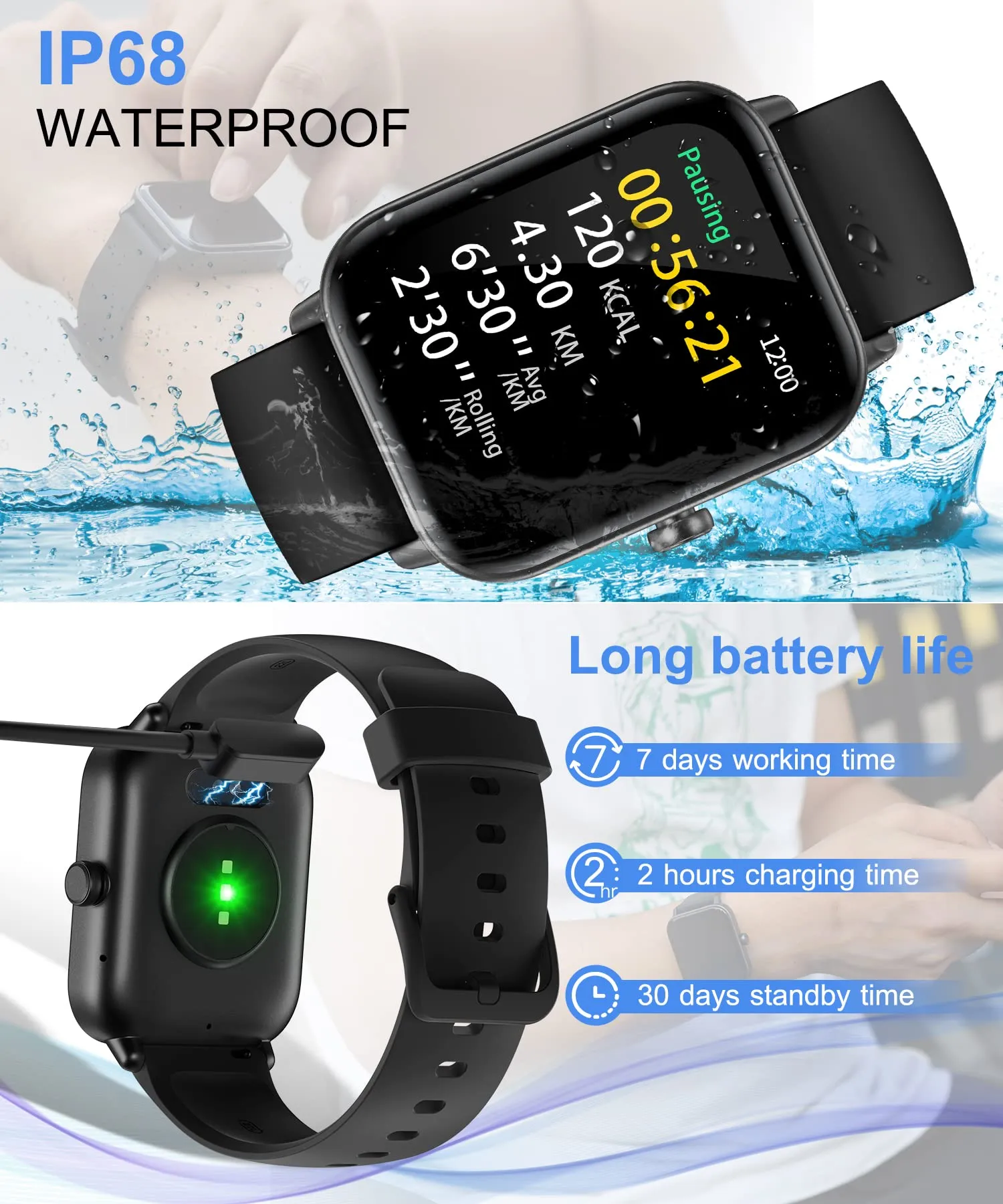 All-in-One Smartwatch: Featuring Alexa, Bluetooth Calling, 100 Sport Modes, and Health Tracking for the Modern Lifestyle