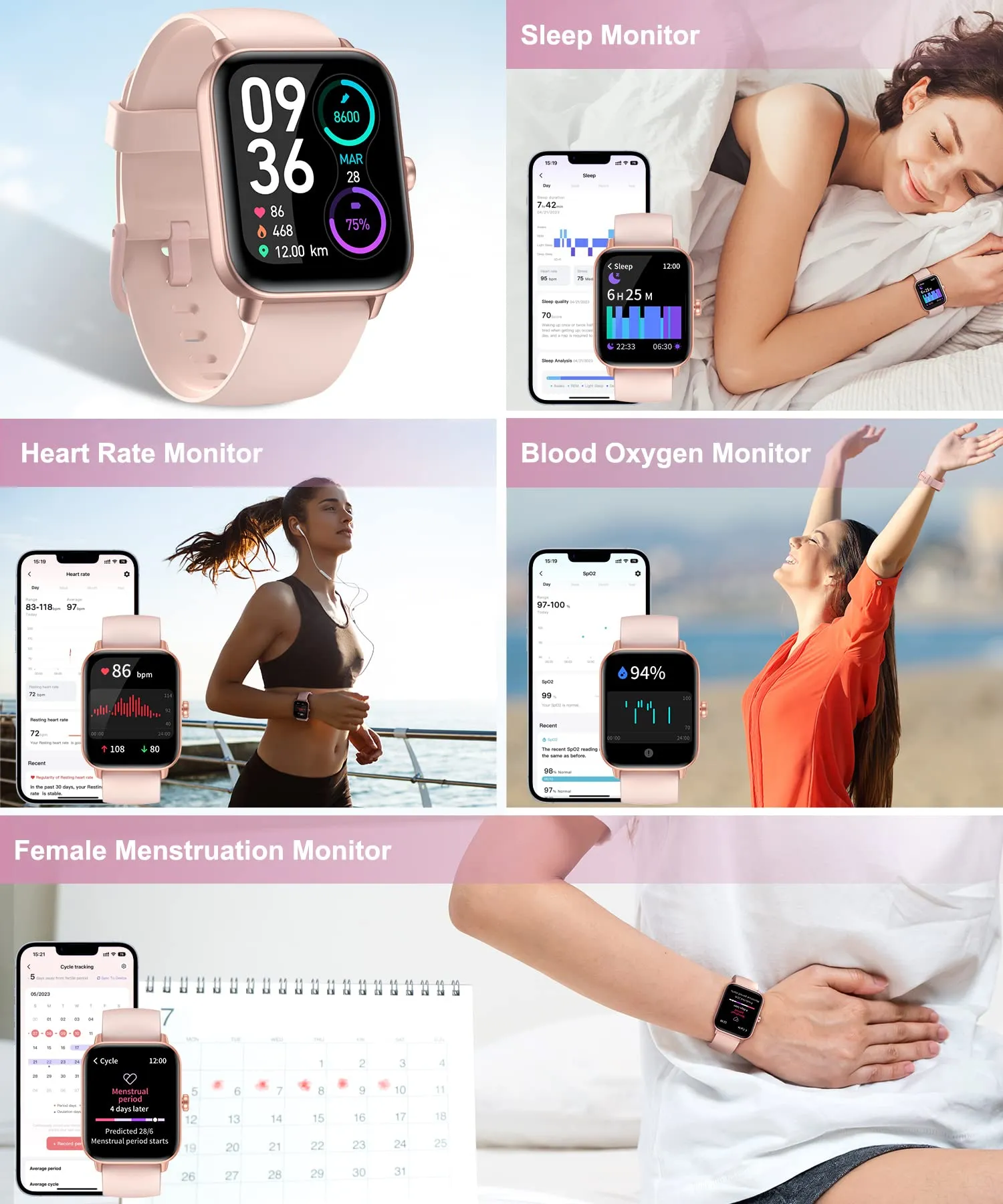 All-in-One Smartwatch: Featuring Alexa, Bluetooth Calling, 100 Sport Modes, and Health Tracking for the Modern Lifestyle