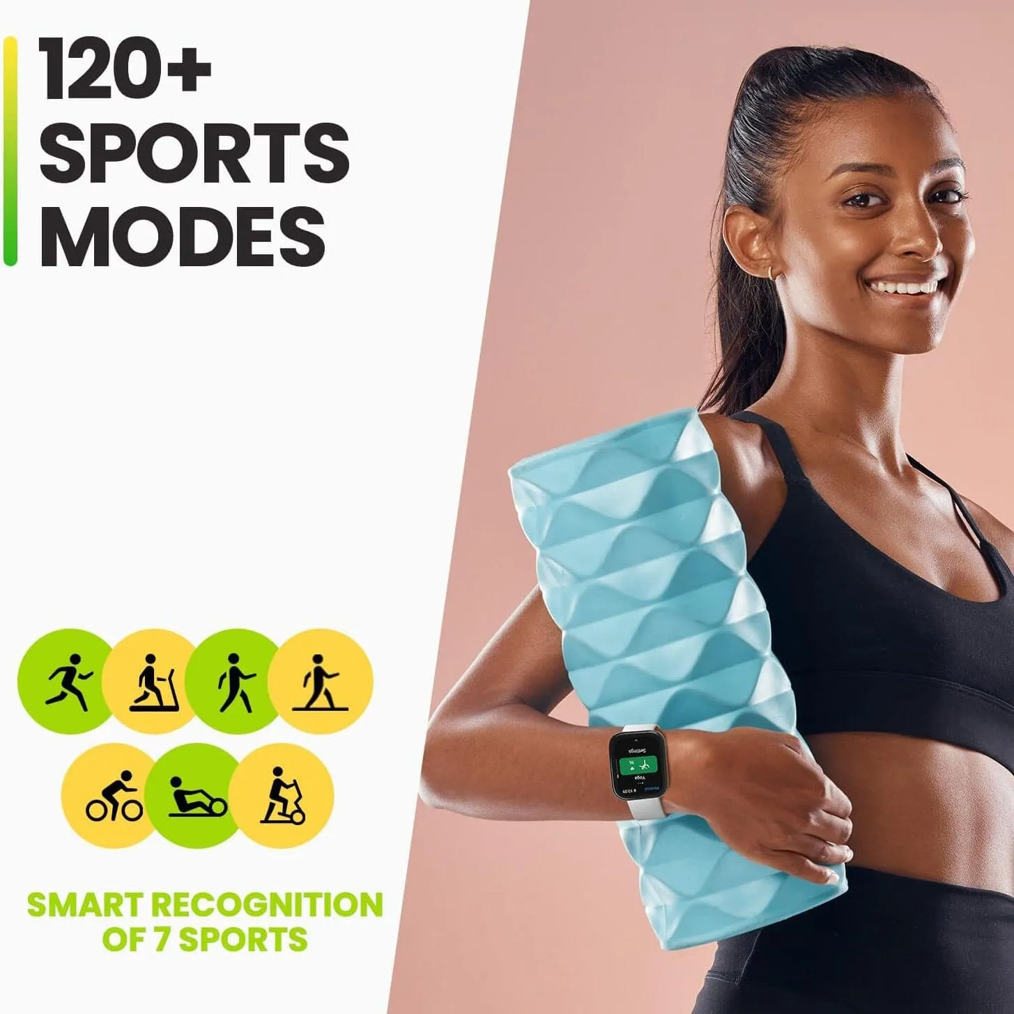 Amazfit Bip 5 Smart Watch with Ultra Large Screen, Bluetooth Calling and Alexa Built-in  (Refurbished)