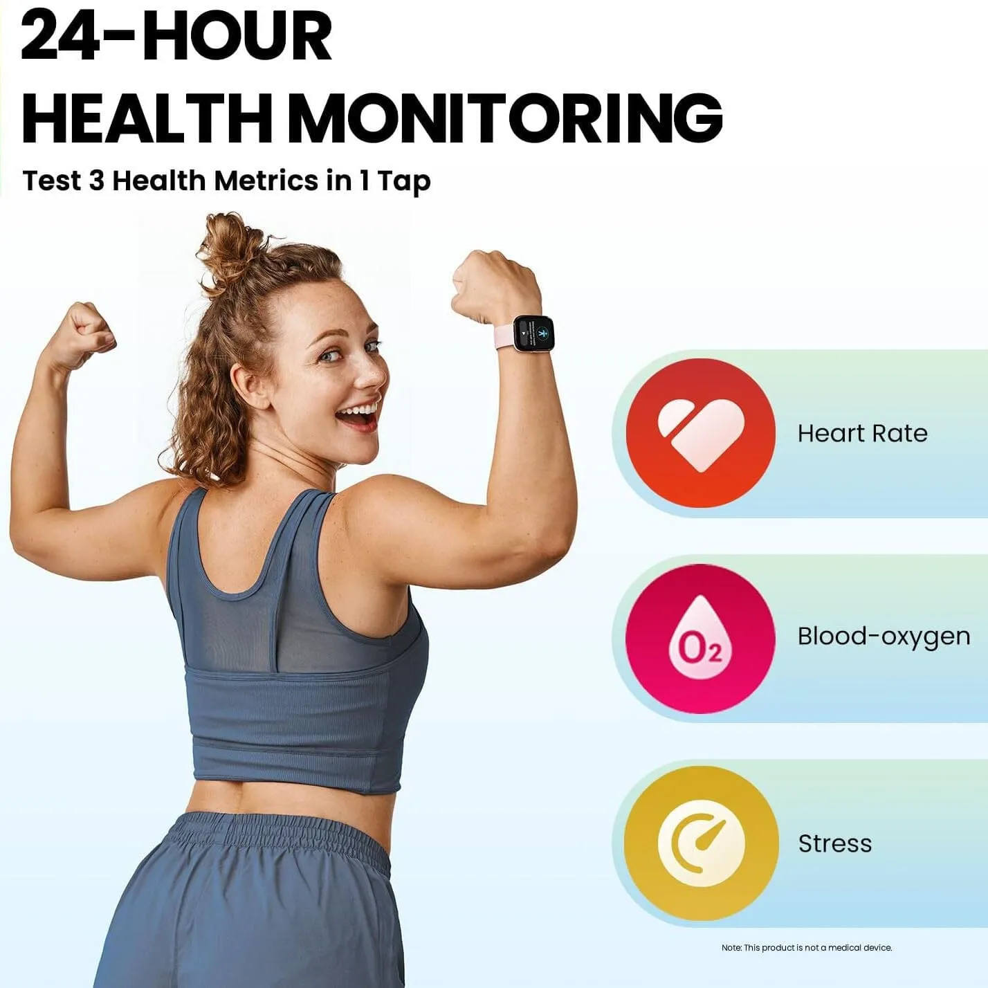 Amazfit Bip 5 Smart Watch with Ultra Large Screen, Bluetooth Calling and Alexa Built-in  (Refurbished)