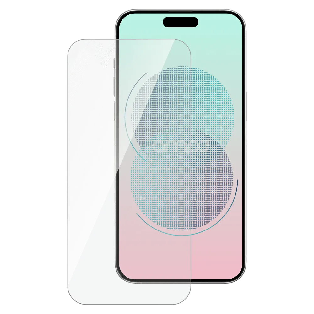AMPD 0.33 Impact Flex Clear Tempered Glass Screen Protector for Apple iPhone 16 Pro by AMPD