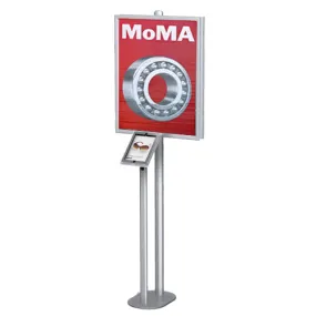Apple® iPAD Floor Stand Top Loading Slide-In Frame (for 24x36 Posters)