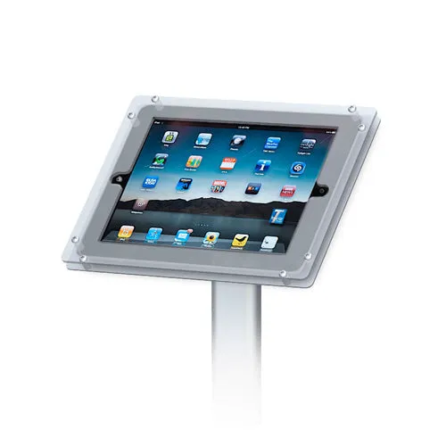 Apple® iPAD Graphic Banner Stands for 24" Wide Banners | Telescopes to 96" Height