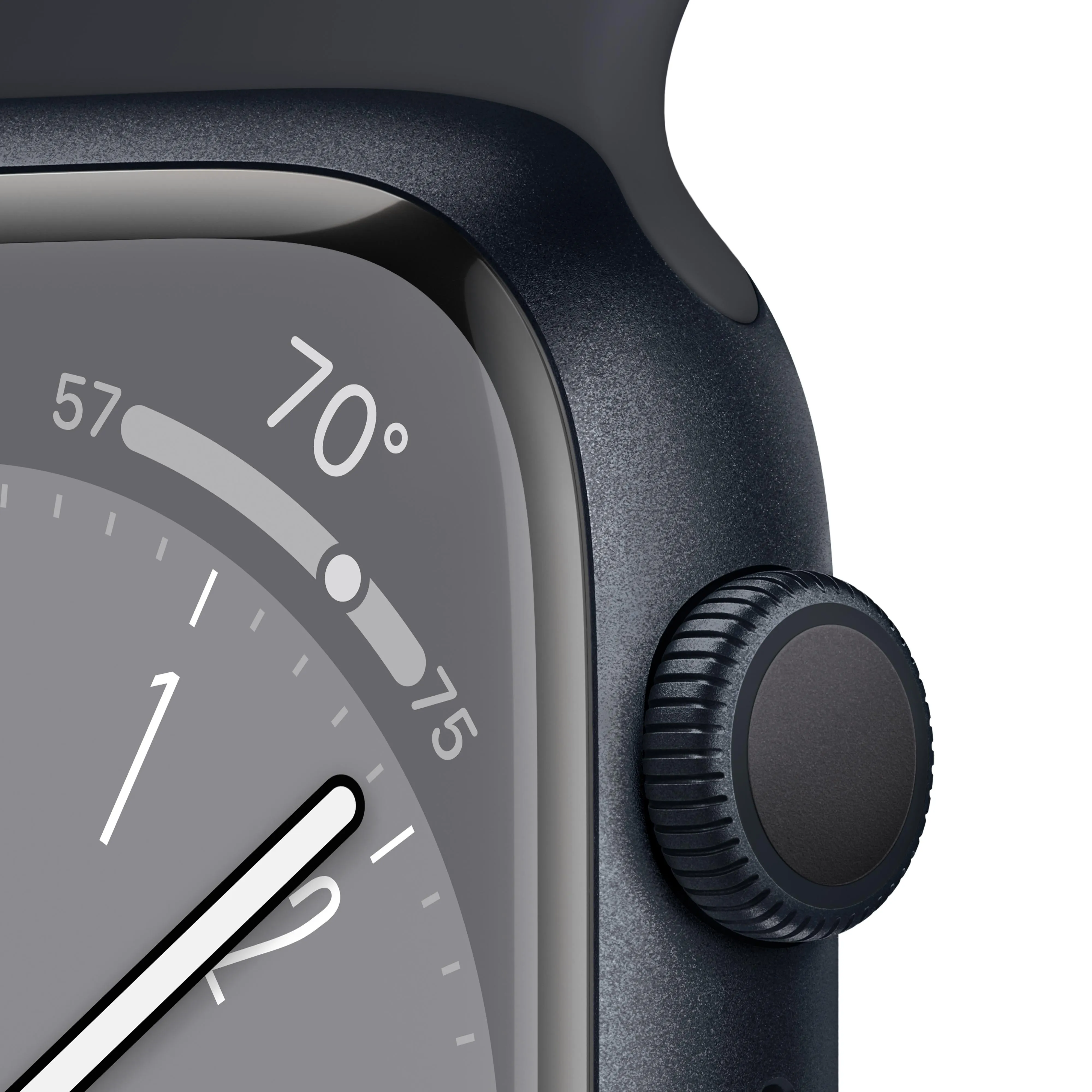 Apple Watch Series 8 GPS 45mm Midnight Aluminum Case with Midnight Sport Band - Regular