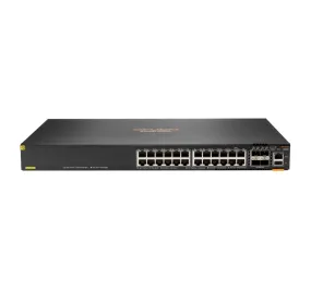 Aruba 6300F 24-port 1GbE Class 4 PoE & 4-port SFP56 Managed L3 Gigabit Ethernet (10/100/1000) Power over Ethernet (PoE) 1U Grey