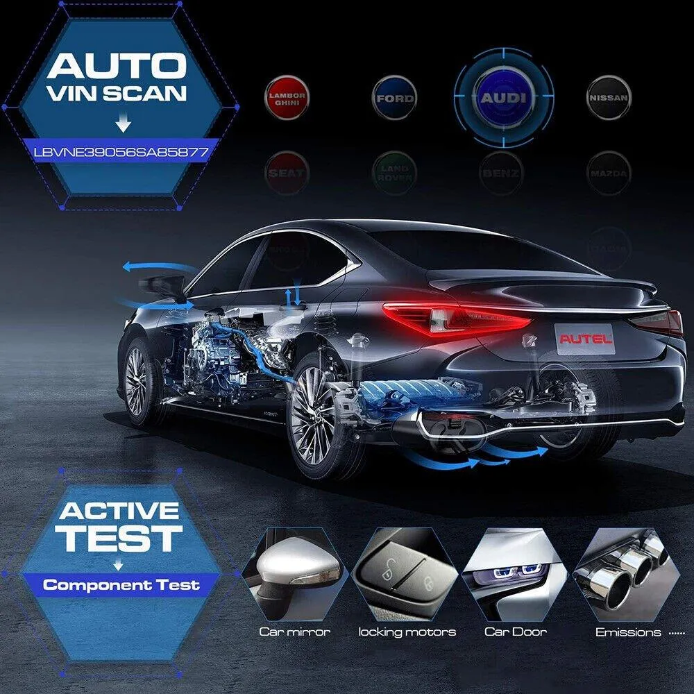 Autel MaxiSys MS906BT OBD2 Auto Diagnostic Scanner ECU Key Coding Scan Tool