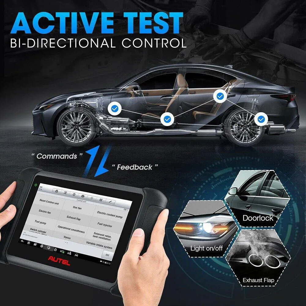Autel MaxiSys MS906BT OBD2 Auto Diagnostic Scanner ECU Key Coding Scan Tool