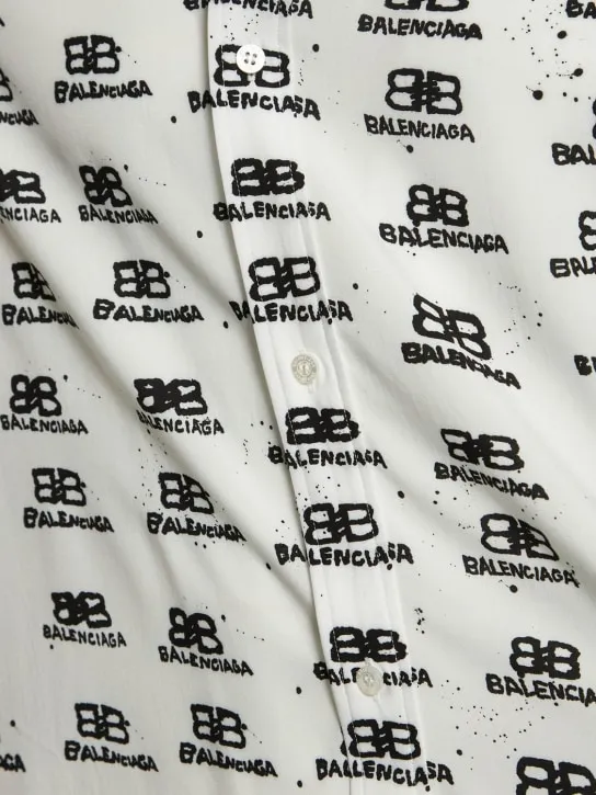 Balenciaga   Oversize viscose shirt 