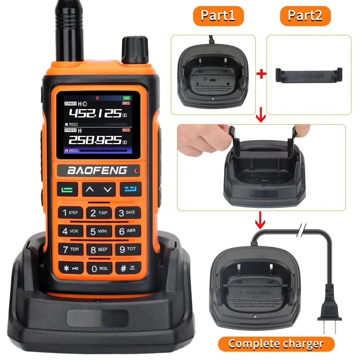 Baofeng UV-17 PRO GPS Air Band Walkie Talkie Wireless Copy Frequency NOAA DTMF Type-C for UV-5R K5 21 pro Ham Two Way Radio