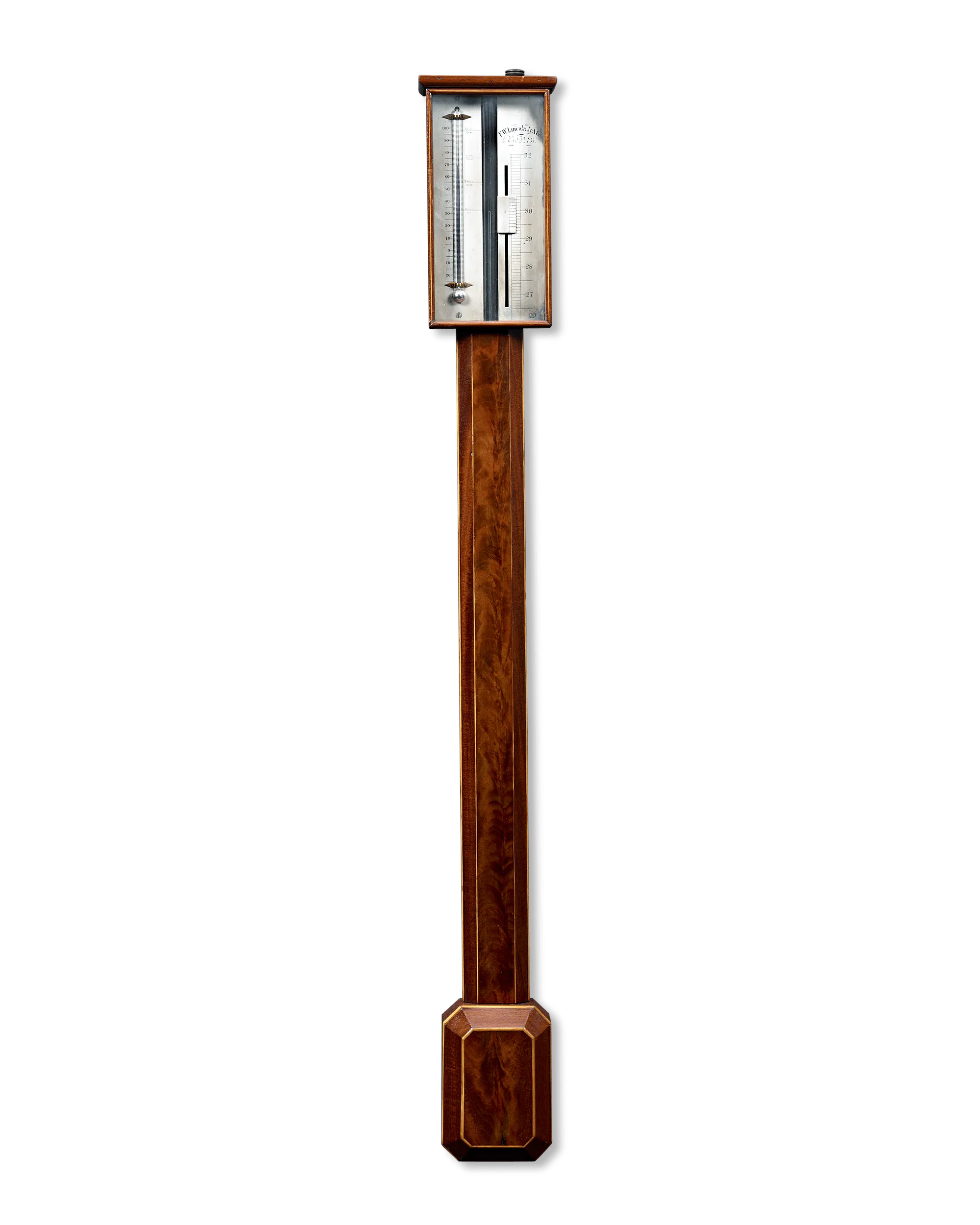 Barometer and Thermometer by F.W. Lincoln Jr. & Co.