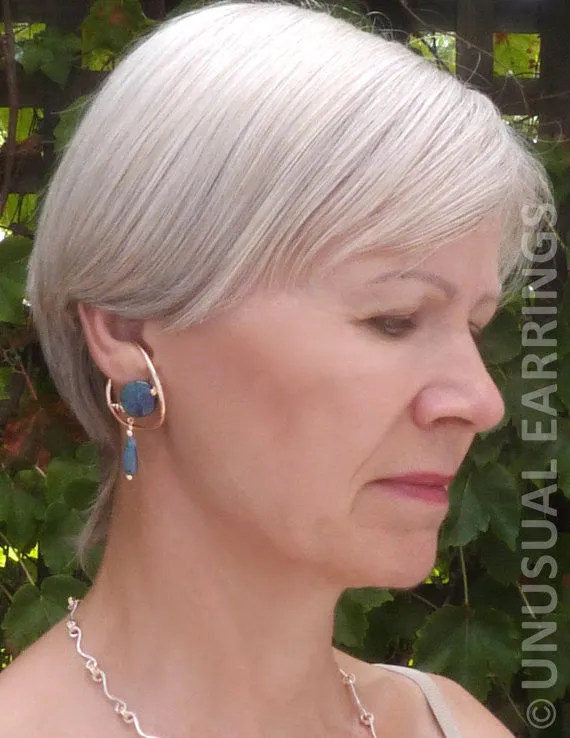 Berryessa - Azurite/Malachite in Gold Filled