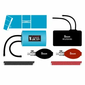 Blood Pressure Cuff Calibrated  V-Lok  Adult Arm Medium Cuff 25 - 35 cm Polyester Cuff Count of 1 By W.A. Baum
