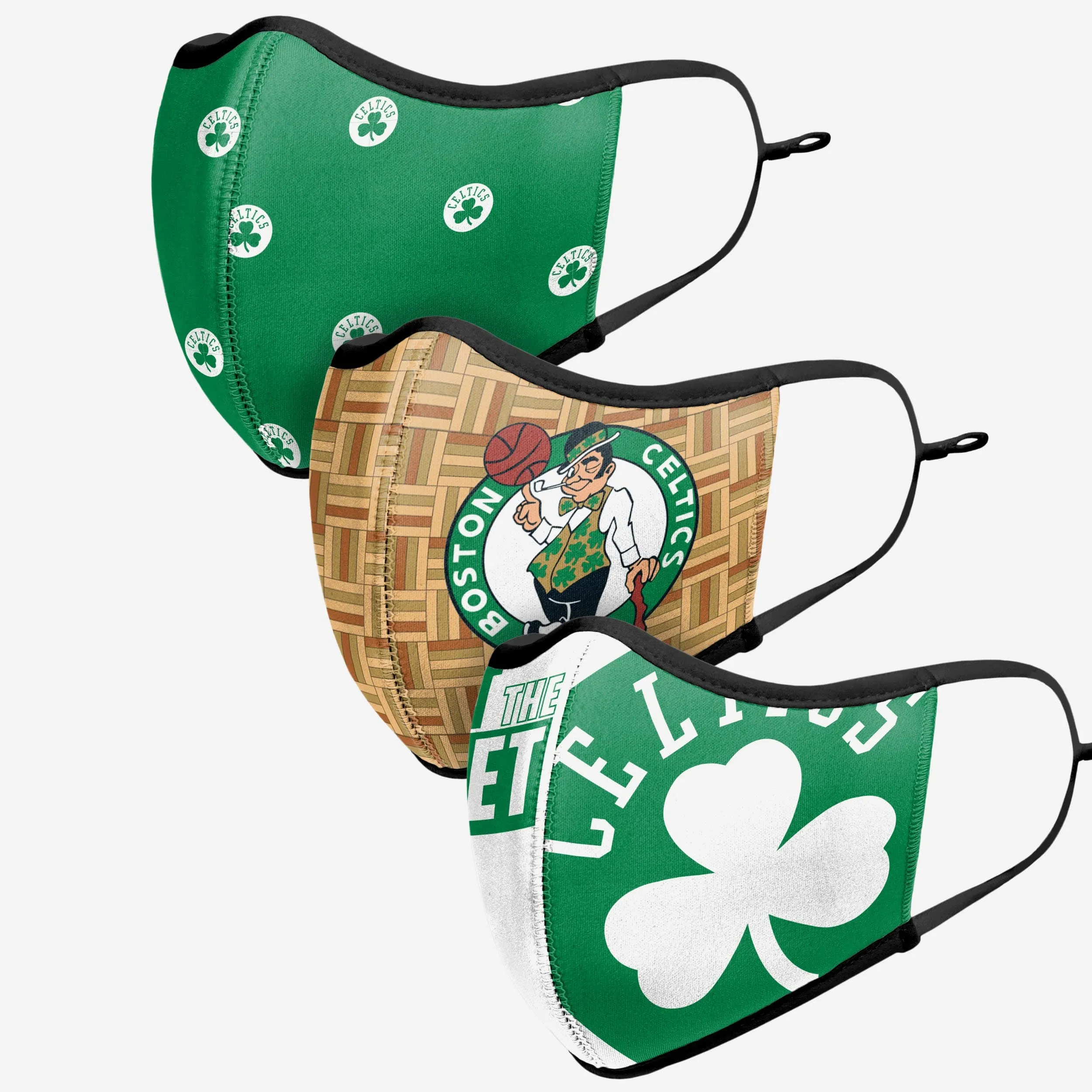 Boston Celtics Thematic Sport 3 Pack Face Cover