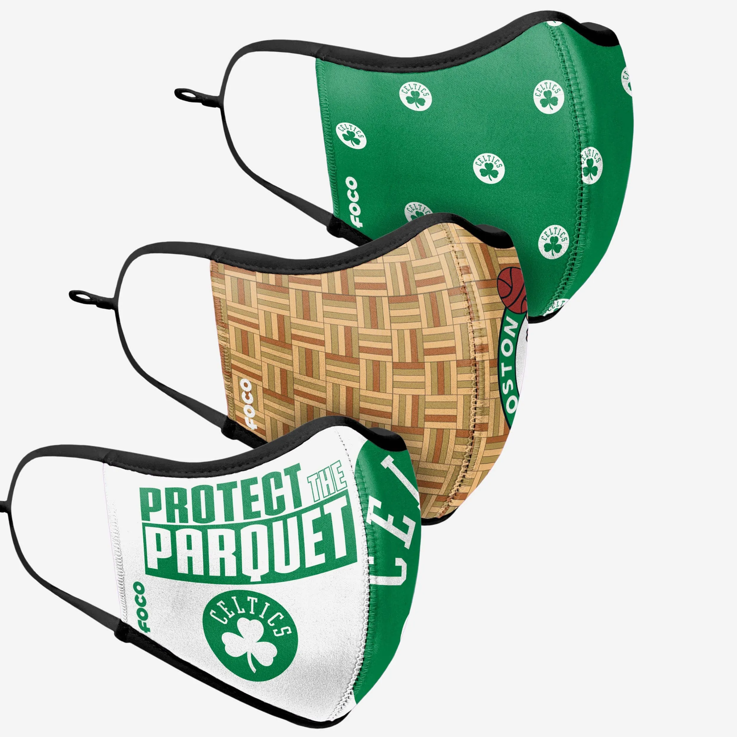 Boston Celtics Thematic Sport 3 Pack Face Cover