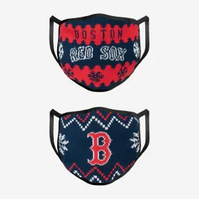 Boston Red Sox Knit 2 Pack Face Cover