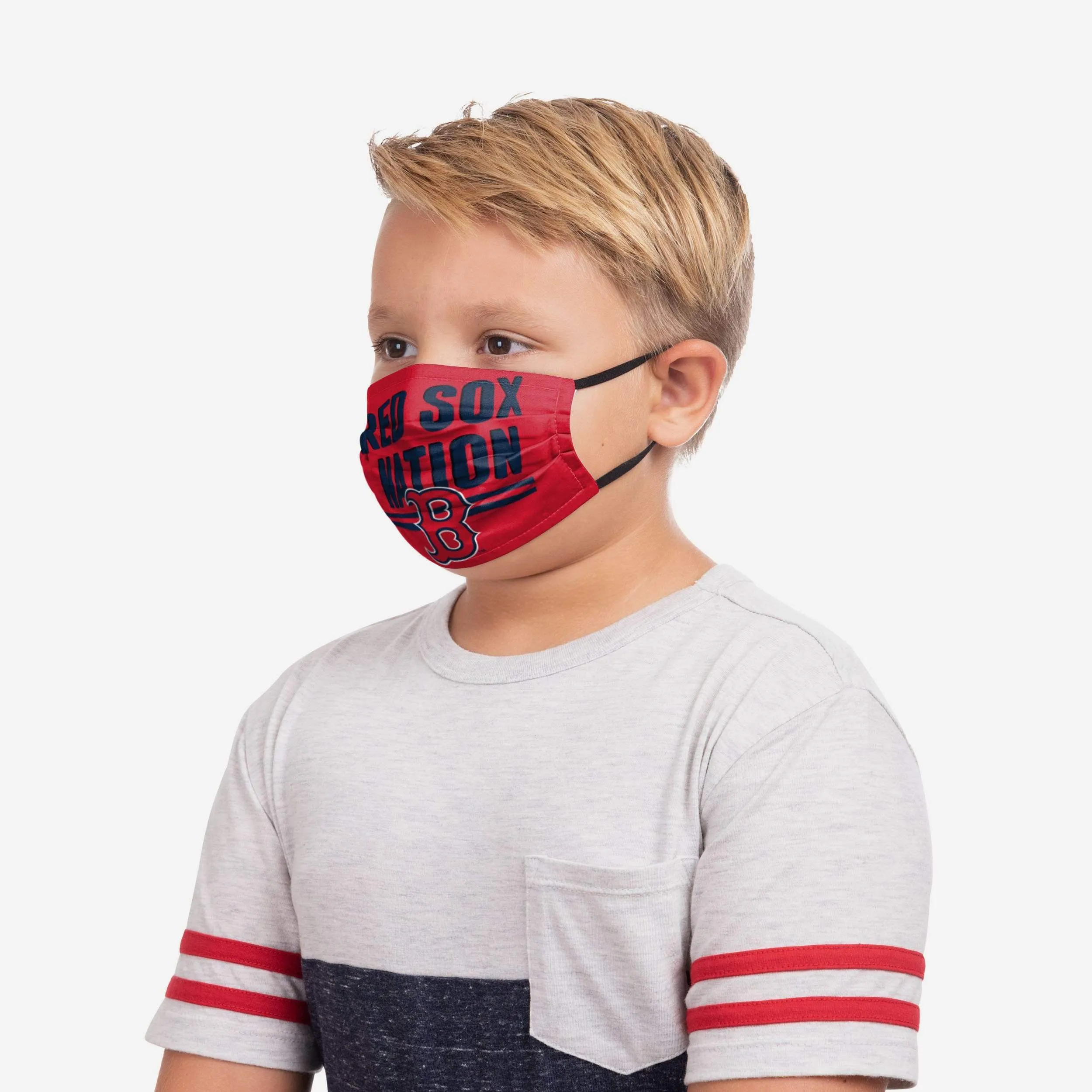 Boston Red Sox Youth Rising Stars Adjustable 5 Pack Face Cover