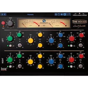 Boz Digital Labs David Bendeth's The Hoser XT Equalizer Plug-in