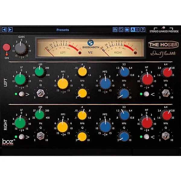 Boz Digital Labs David Bendeth's The Hoser XT Equalizer Plug-in