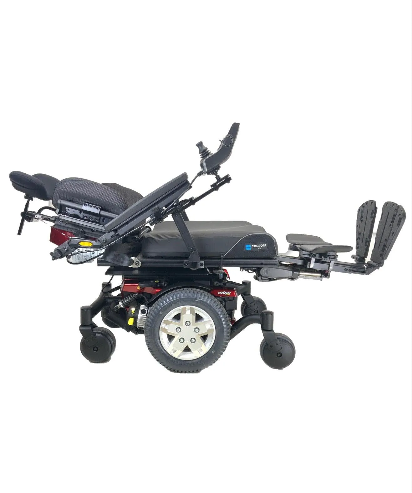 Brand New! 2020 Pride Mobility Quantum Edge HD Bariatric Heavy Duty Rehab Power Chair | 24 x 22 Seat |  Tilt, Recline, Power Legs