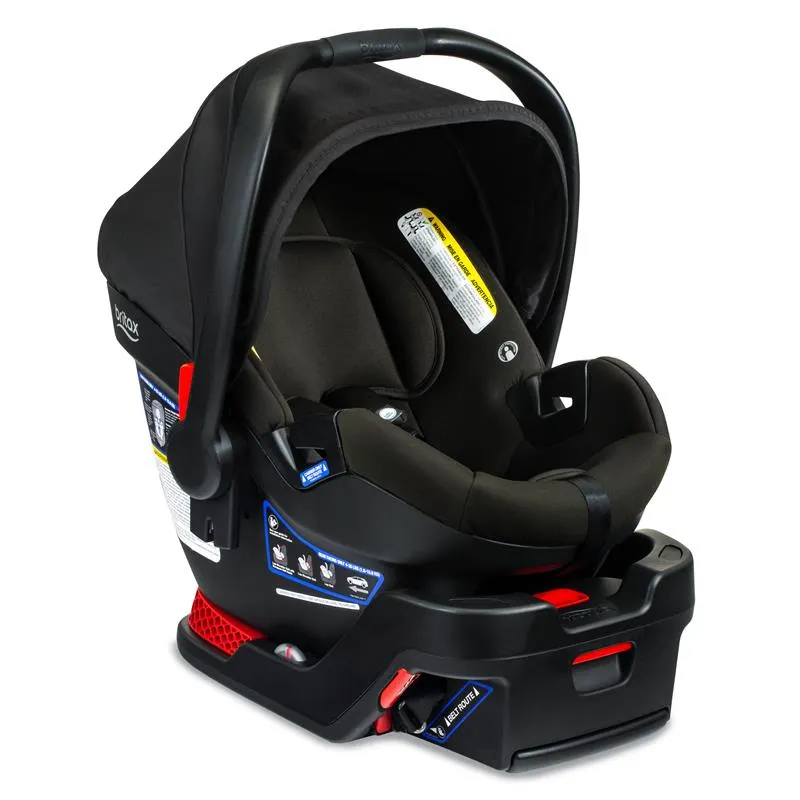 Britax B-Free Stroller (Cool Flow Grey)   B-Safe Gen2 Infant Car Seat with base (Eclipse Black) - Travel System