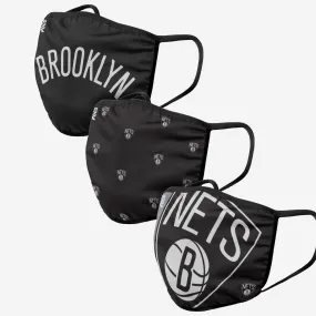 Brooklyn Nets 3 Pack Face Cover