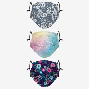 Buffalo Bills Spring Flowers 3 Pack Face Cover