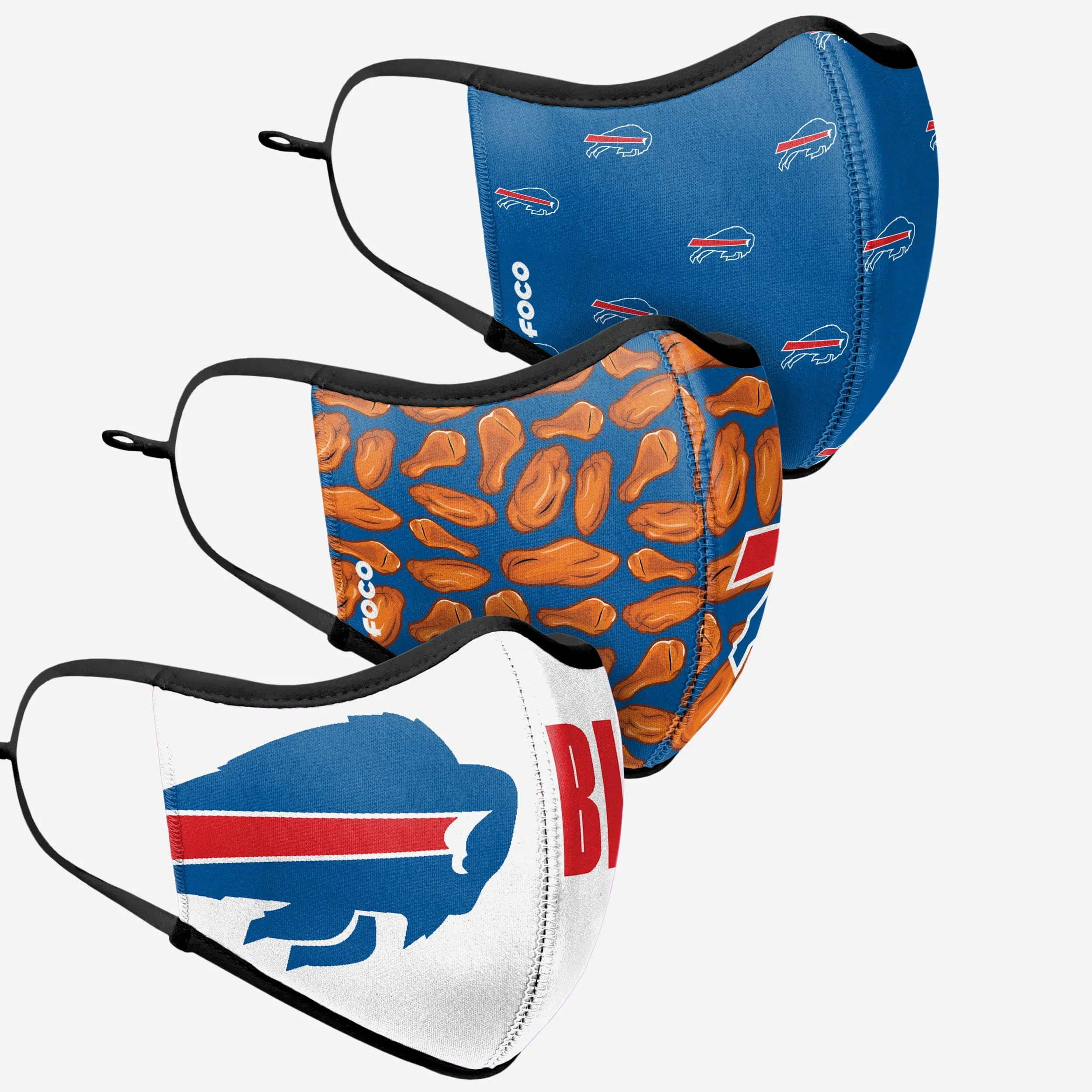 Buffalo Bills Thematic Sport 3 Pack Face Cover