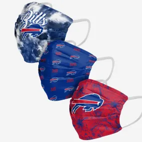 Buffalo Bills Womens Matchday 3 Pack Face Cover
