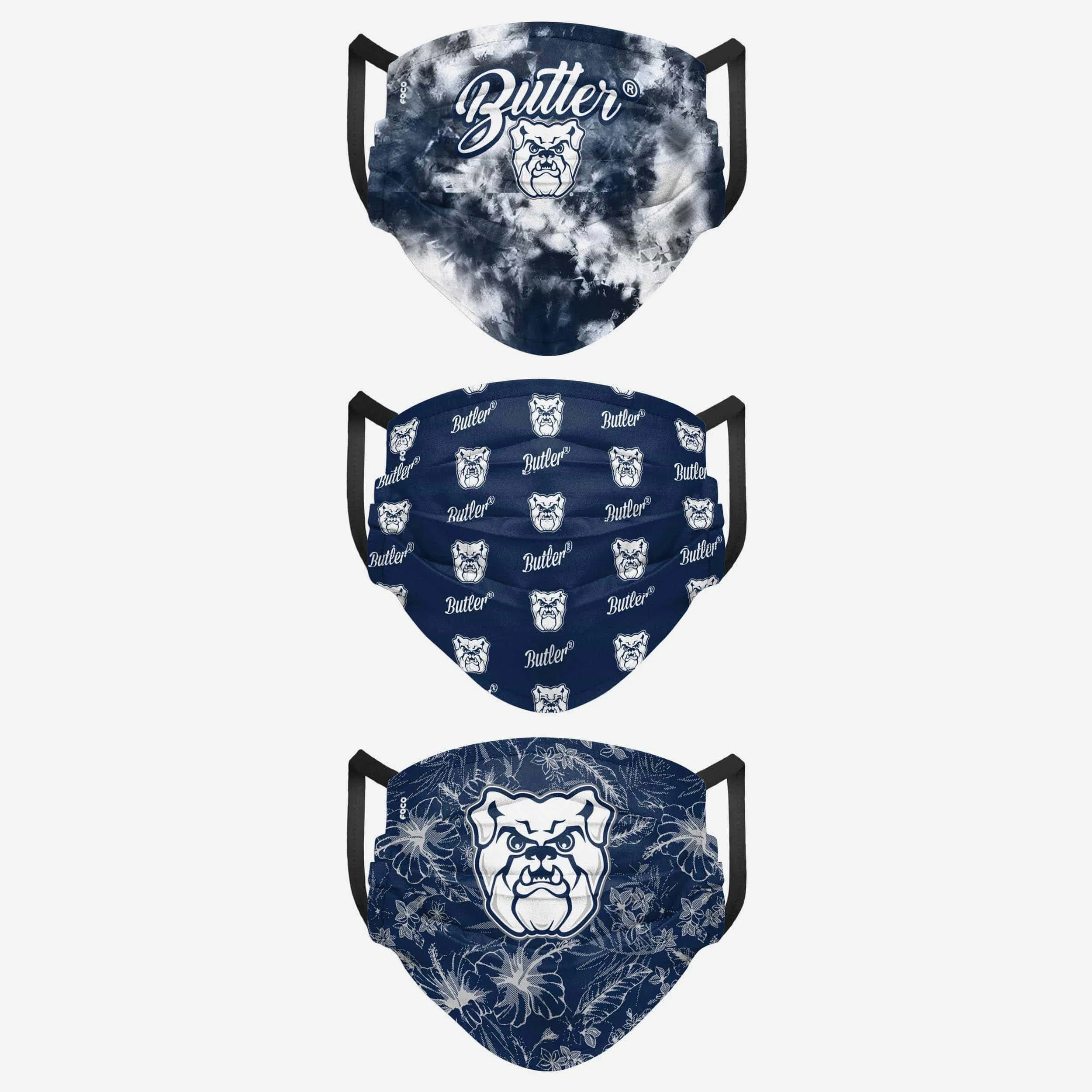 Butler Bulldogs Womens Matchday 3 Pack Face Cover