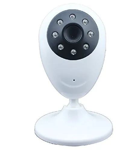 BW New 2.4 inch TFT LCD Wireless Digital Video Baby Monitor Night Vision IR LED Temperature Monitoring Security Camera 2 Way Talk