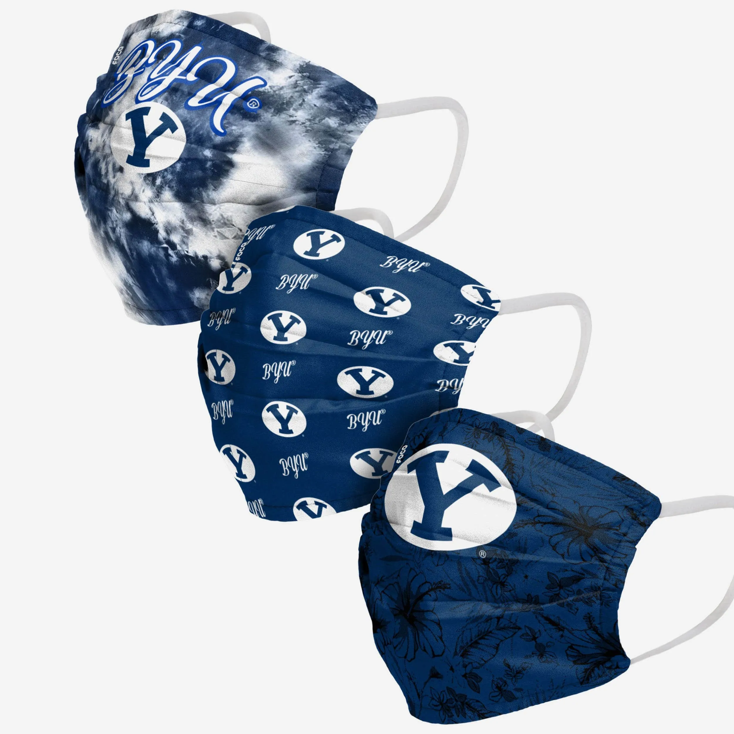 BYU Cougars Womens Matchday 3 Pack Face Cover