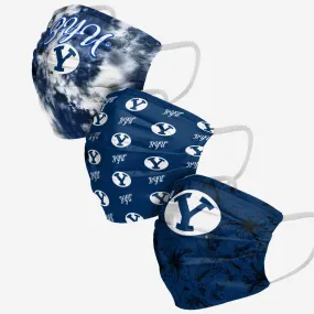 BYU Cougars Womens Matchday 3 Pack Face Cover