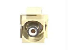 C2g Snap-in White Rca F-f Keystone Insert Module - Ivory