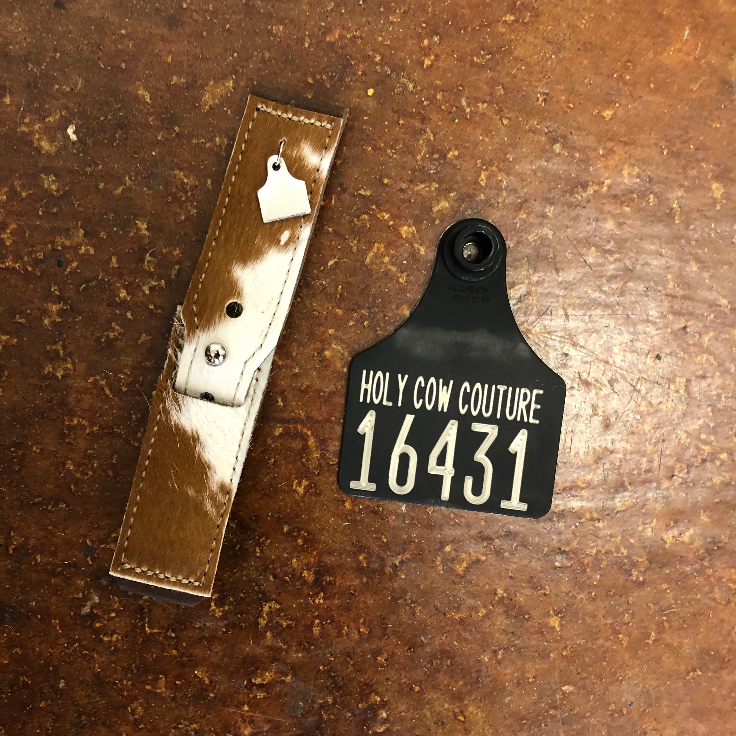 Calf Cowhide Apple Watch Band - Small #16431